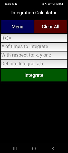 Integration Calculator