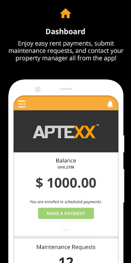 Android application Aptexx screenshort