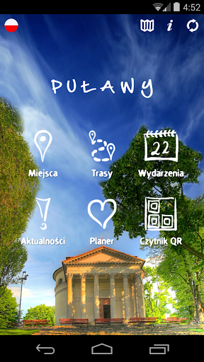 Android application Puławy screenshort