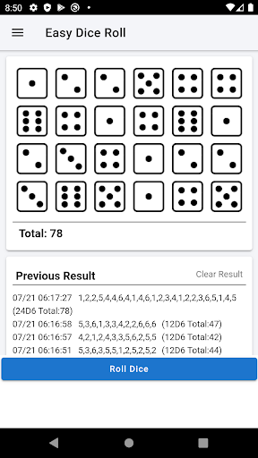 Easy Dice Roll Screen 3