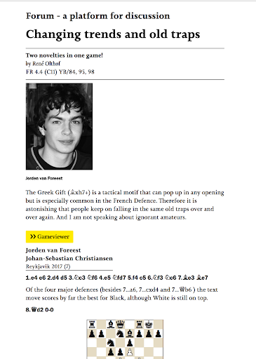 New in Chess Yearbook Screen 3