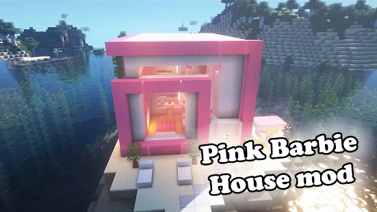 Mod Barbie Pink House for MCPE 3.0 APK screenshots 8