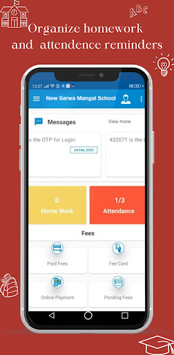 Android application New Sarwa Mangal School screenshort