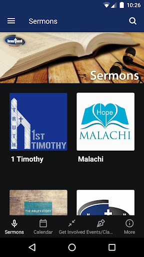 Android application NEHBC (NE Houston Baptist) screenshort