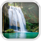 Waterfall Effect with Ripples icon
