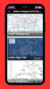 U-Bahn-Karte Londoner U-Bahn