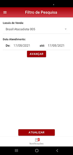 Android application KoletorDados Cliente screenshort