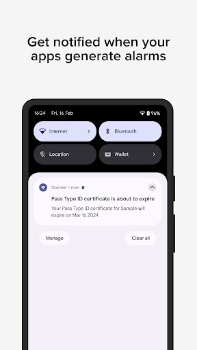 Notificare Scanner Screen 3