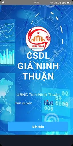 Android application CSDL Giá Ninh Thuận screenshort