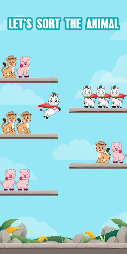 Android application Animal Sort Puzzle - Pet Sort screenshort