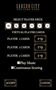 Carson City - The Card Game