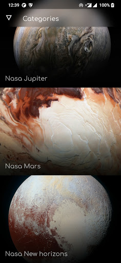 Android application HPK - Space Pics screenshort