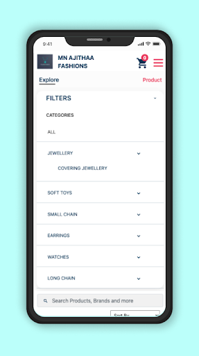 Android application MN Ajithaa Fashions screenshort