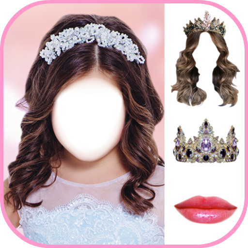 Princess Hairstyle Photo Edito logo