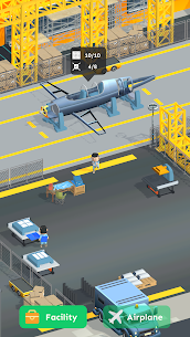 AirPlane Idle Construct v1.1.3 MOD APK (Unlimited Money) Free For Android 2