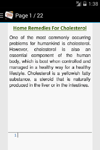 Cholesterol Home Remedies Screen 3