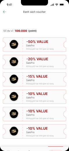 Android application Hệ Sinh Thái SalePro screenshort
