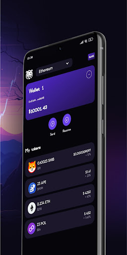 Tegro DeFi Wallet Screen 2