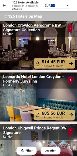 Android application Haramayn Hotels screenshort