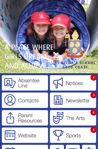 Android application St Hilda’s School screenshort