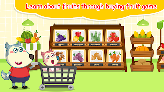 Game screenshot Wolfoo Supermarket, Shopping apk download