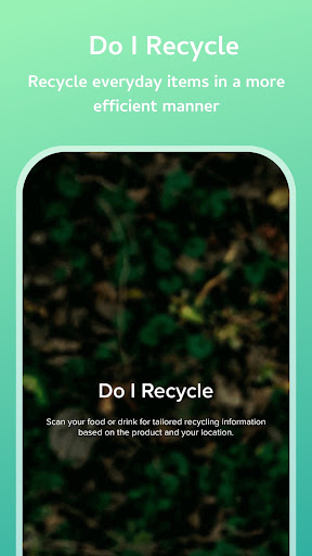 Android application Do I Recycle screenshort