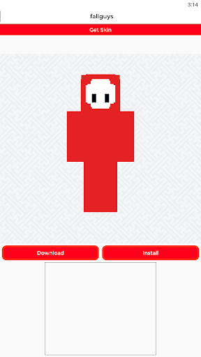 Fallguys skin for mcpe