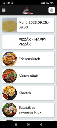Android application PizzAma screenshort