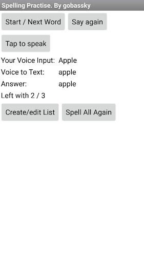 Simply Spell Screen 2