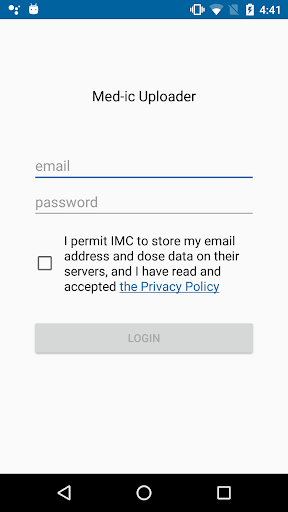 Android application Med-ic Uploader screenshort
