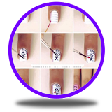 Nails art design collection icon