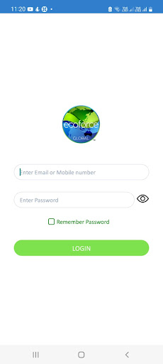 Android application EcoForce Global Tree Tracker screenshort