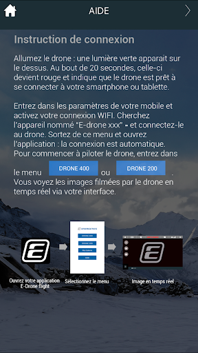 E-Drone flight Screen 2
