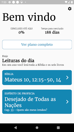 Android application Bible Plan screenshort