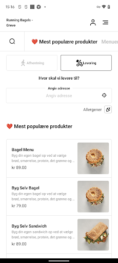 Running Bagels Greve Screen 3
