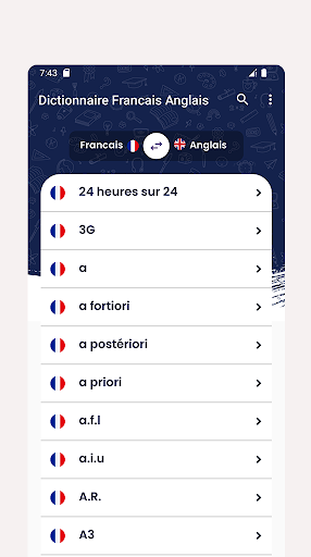 Dictionnaire Francais Anglais Screen 2