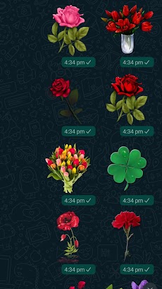 Flowers Stickers for Whatsappのおすすめ画像5