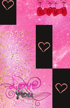 Piano Love & Hearts Tiles : Pink Magic Music Gameのおすすめ画像1