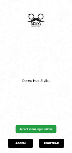 Android application Demo Hair Stylist screenshort