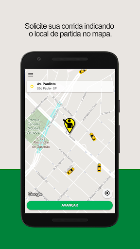 Android application Taxi 01 - Passageiro screenshort