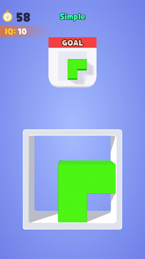 Android application 3D Block Shaping screenshort
