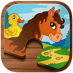 Cover Image of Download Animal Puzzle Kids + Toddlers  APK