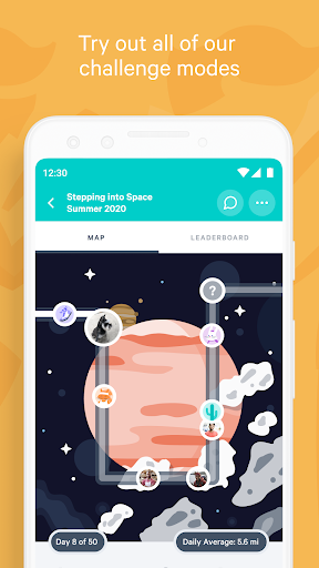 Screenshot of Stridekick Activity Challenges
