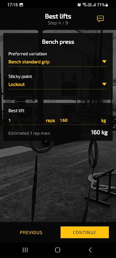 Android application Superior Athlete AI screenshort