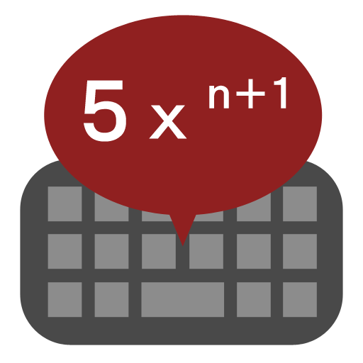 Mathematical keyboard E logo