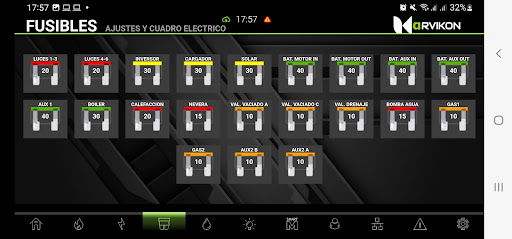 ARVIKON Smart Caravaning APP Screen 3