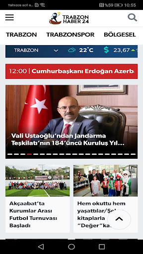 Android application Trabzonhaber24 screenshort