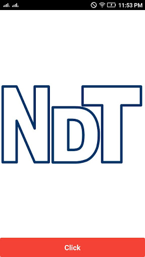 Android application NDT screenshort