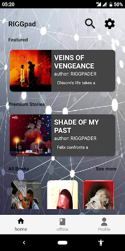 Riggpad -Write & read stories Screen 2