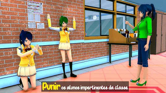 Jogo de Escola Simulador Anime